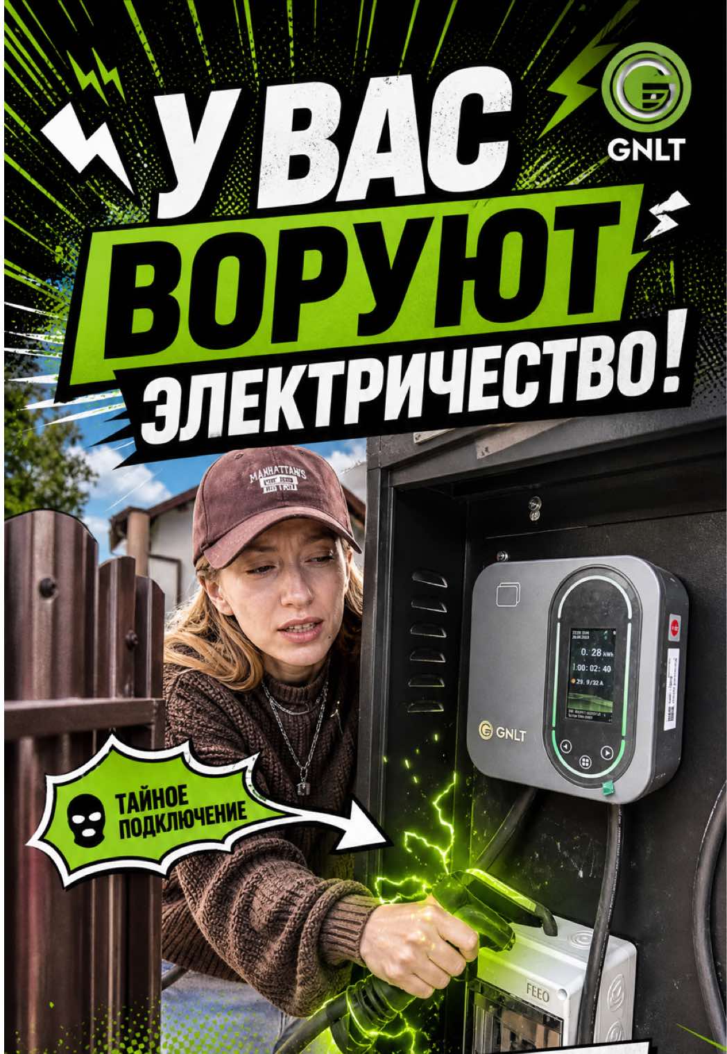 Сосед заряжает машину за ваш счёт? Если ваша станция стоит в общедоступном месте — на паркинге, во дворе или снаружи участка — такое реально возможно. Спасает RFID-доступ. RFID-карта это ваш личный ключ к станции. Нет карты → зарядка не запустится. Никто из посторонних не подключится к вашей станции и не намотает киловатты на вашу платёжку Отдельная карта каждому члену семьи или сотруднику Полный контроль доступа и безопасность Учёт: кто, когда и сколько заряжал Особенно актуально, когда станция