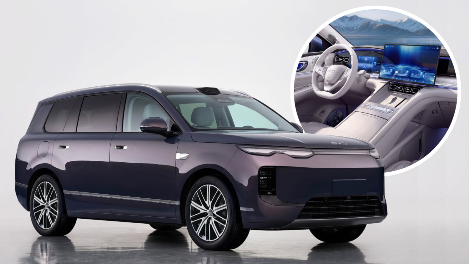 BYD Sealion 08: представлен интерьер полноразмерного внедорожника в Китае